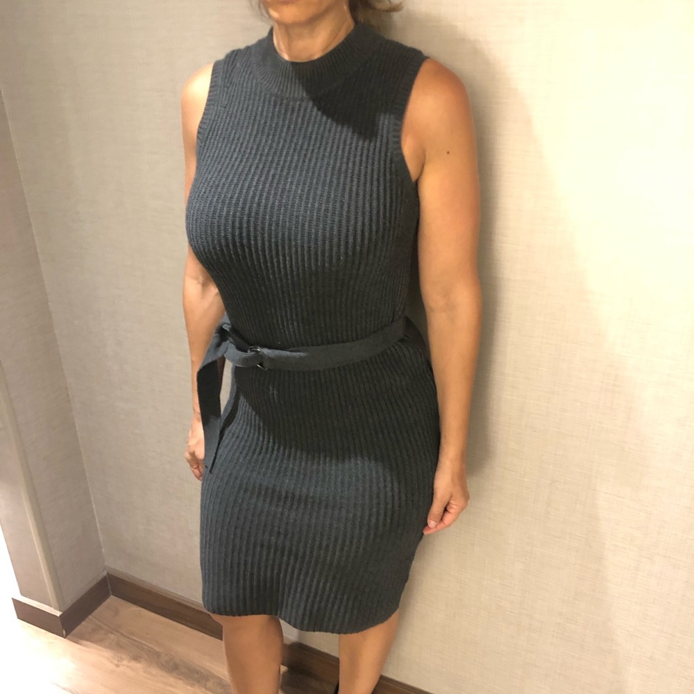 Allsaints ribbed knit dress